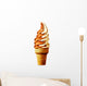 Mixed flavor ice cream cone 2 Wall Decal