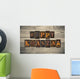 Happy Kwanzaa Wooden Concept Wall Decal