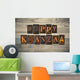 Happy Kwanzaa Wooden Concept Wall Decal