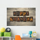 Happy Kwanzaa Wooden Concept Wall Decal