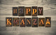Happy Kwanzaa Wooden Concept Wall Decal