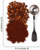 Ground coffee and beans Wall Decal