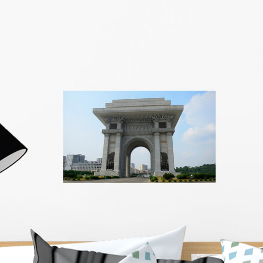 Arch of Triumph, Pyongyang, North-Korea Wall Decal