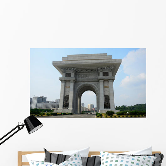 Arch of Triumph, Pyongyang, North-Korea Wall Decal