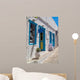 Traditional greek alley on Mykonos island, Greece Wall Decal