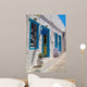 Traditional greek alley on Mykonos island, Greece Wall Decal