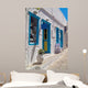 Traditional greek alley on Mykonos island, Greece Wall Decal