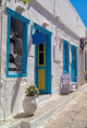 Traditional greek alley on Mykonos island, Greece Wall Decal