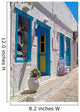 Traditional greek alley on Mykonos island, Greece Wall Decal