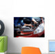 Mechanic working in auto repair garage Wall Decal