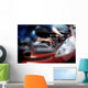 Mechanic working in auto repair garage Wall Decal