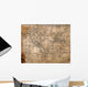 Ancient Map of the World Wall Decal