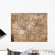 Ancient Map of the World Wall Decal