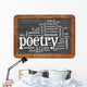 poetry word cloud Wall Decal