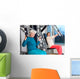 Happy Elderly Women Working Out at the Gym. Wall Decal