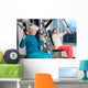 Happy Elderly Women Working Out at the Gym. Wall Decal