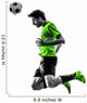 soccer football player young man heading silhouette Wall Decal