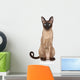 Oriental Siamese cat Wall Decal