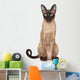 Oriental Siamese cat Wall Decal