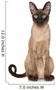 Oriental Siamese cat Wall Decal