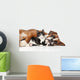 Cat and dog together Wall Decal