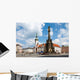 The holy trinity column (UNESCO), renaissance town hall with act Wall Decal