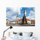 The holy trinity column (UNESCO), renaissance town hall with act Wall Decal