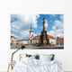 The holy trinity column (UNESCO), renaissance town hall with act Wall Decal