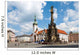 The holy trinity column (UNESCO), renaissance town hall with act Wall Decal