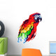 Red Parrot Wall Decal