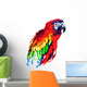Red Parrot Wall Decal