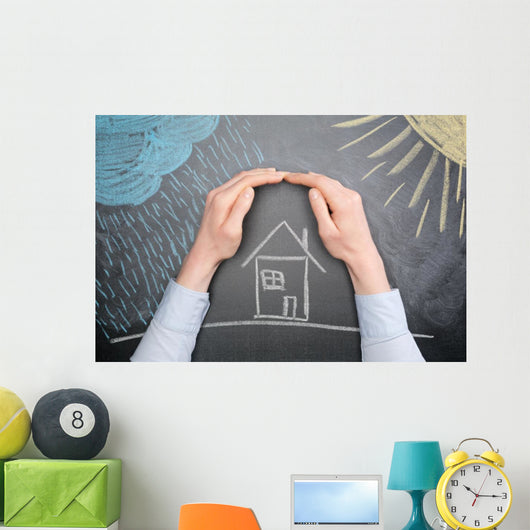 Protect a Property from the Weather Wall Decal