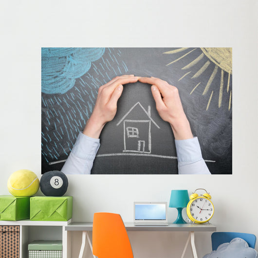 Protect a Property from the Weather Wall Decal