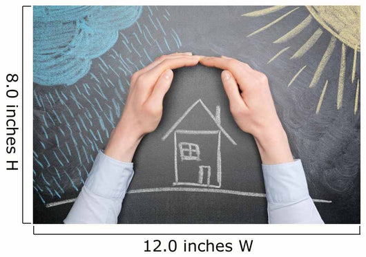 Protect a Property from the Weather Wall Decal