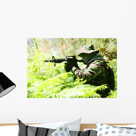 Military training combat - forest/jungle amvironment Wall Decal