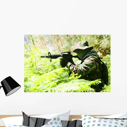 Military training combat - forest/jungle amvironment Wall Decal