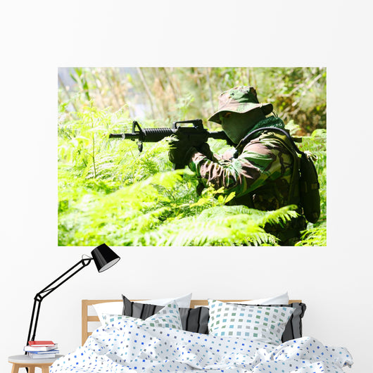 Military training combat - forest/jungle amvironment Wall Decal