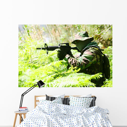 Military training combat - forest/jungle amvironment Wall Decal