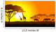 African savanna an evening landscape Wall Decal