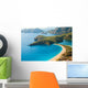 Oludeniz lagoon in sea landscape view of beach Wall Decal