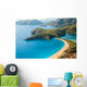 Oludeniz lagoon in sea landscape view of beach Wall Decal