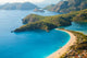 Oludeniz lagoon in sea landscape view of beach Wall Decal