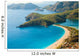Oludeniz lagoon in sea landscape view of beach Wall Decal