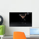 Crossfit woman athlete performs  weight lift Wall Decal