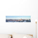 Winter-Landschaft: Blick &uuml;ber Sigmaringen mit Schloss Wall Decal
