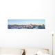 Winter-Landschaft: Blick &uuml;ber Sigmaringen mit Schloss Wall Decal