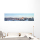 Winter-Landschaft: Blick &uuml;ber Sigmaringen mit Schloss Wall Decal