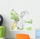 Golfer - Hand drawn illustration converted into vector Wall Decal