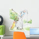 Golfer - Hand drawn illustration converted into vector Wall Decal