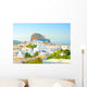 view of Chora the capital of Amorgos island in Greece Wall Decal